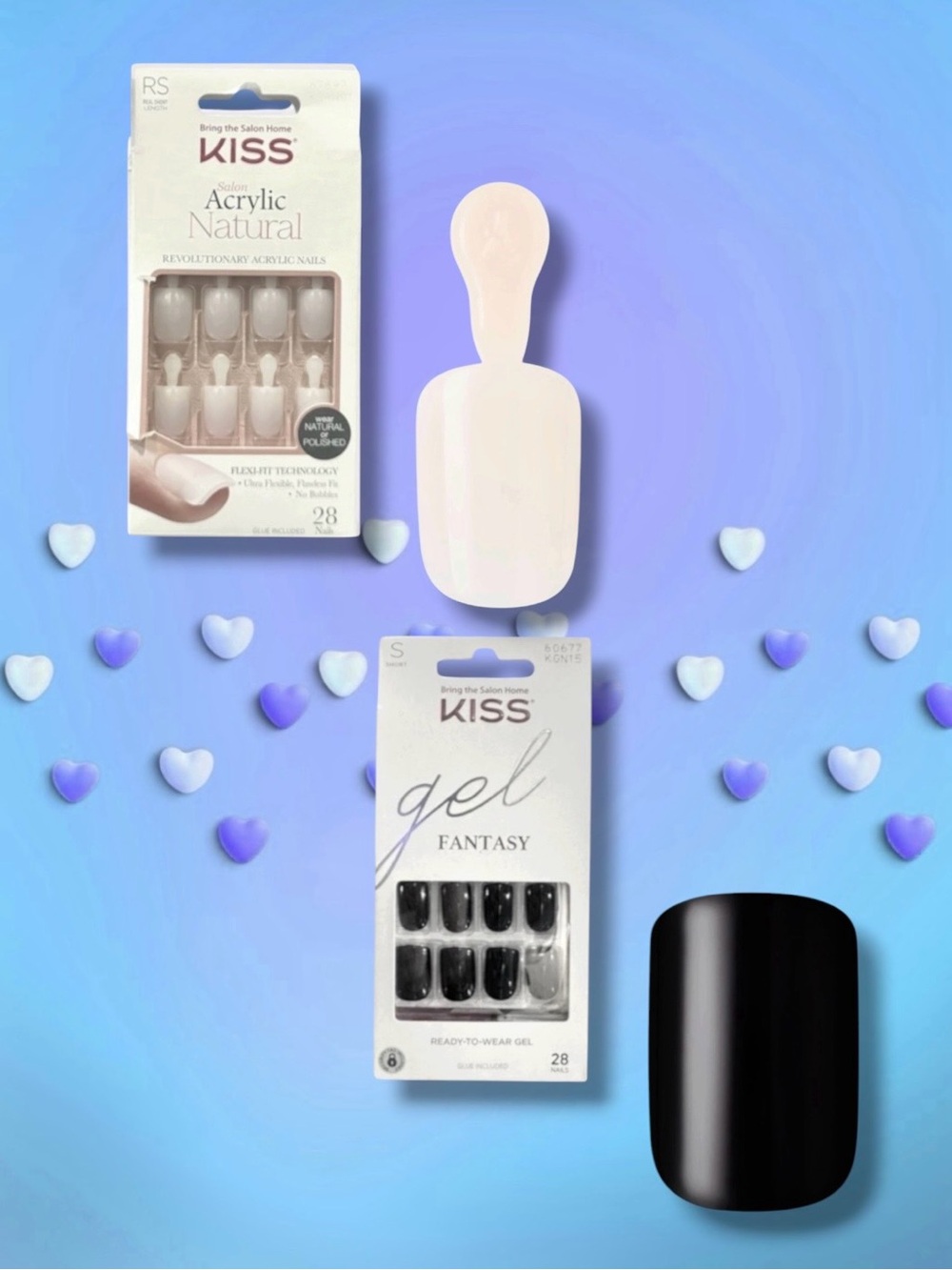 🆕💕KISS Acrylic & Gel Nails Ready-to-Wear • RS & Short • CHOOSE YOUR NAILS • NIB
